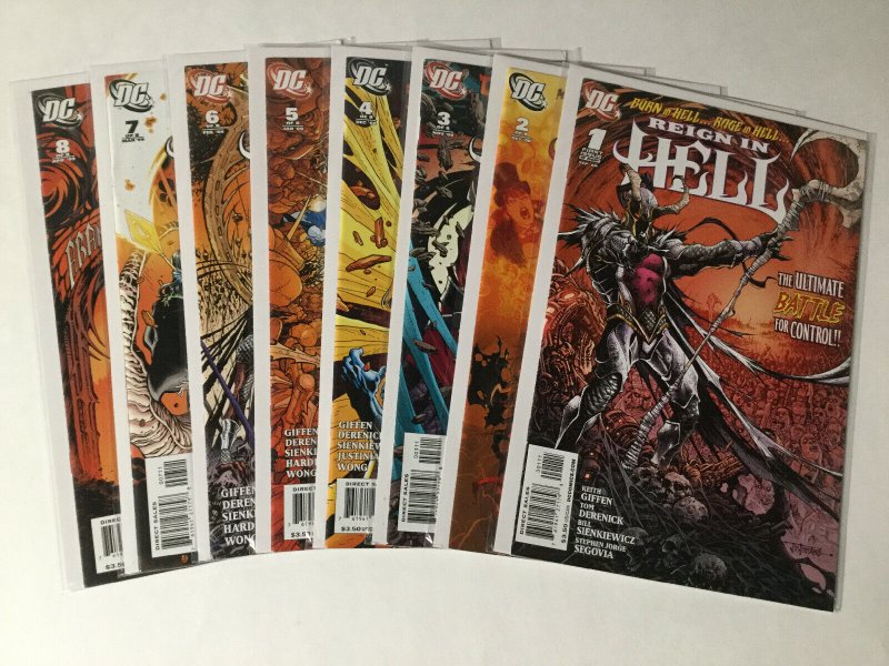 Reign In Hell 1-8 1 2 3 4 5 6 7 8 Lot Set Run Nm Near Mint Dc Comics