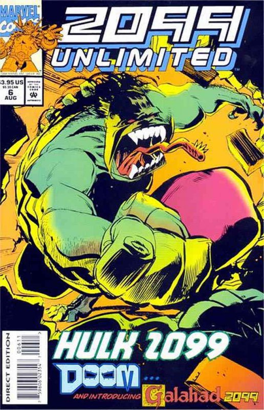 2099 Unlimited #6 VF ; Marvel | Hulk 2099