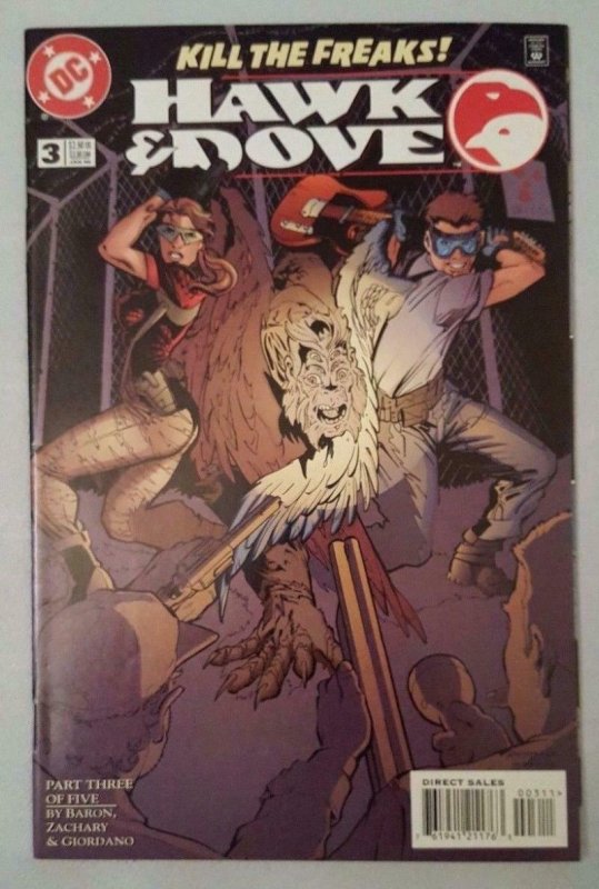 HAWK & DOVE #3, NM, Baron, 1997, DC Comics, Giordano, more in store