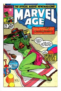 MARVEL AGE #76 (1983) JOHN BYRNE | DIRECT EDITION | COPPER AGE