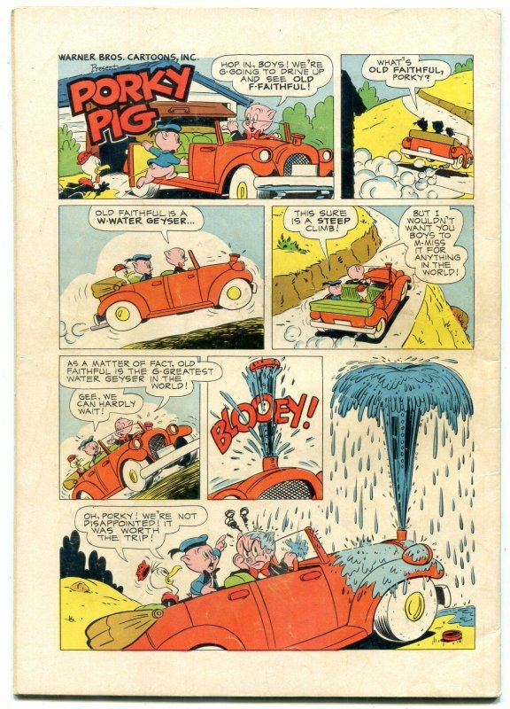 Porky Pig Water Wizard- Four Color Comics #410 1952 VG+