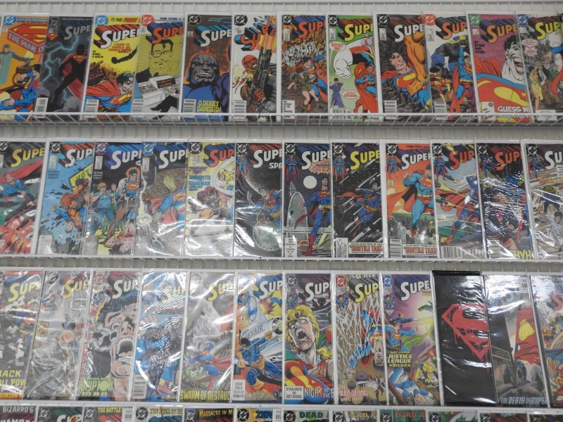 Huge Lot 150 ALL SUPERMAN COMICS!!!! W/ Key Issues! Avg VF Condition!