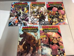 TMNT Bebop & Rocksteady Hit the Road (2018) #1-5 (VF/NM) COMPLETE SET- IDW