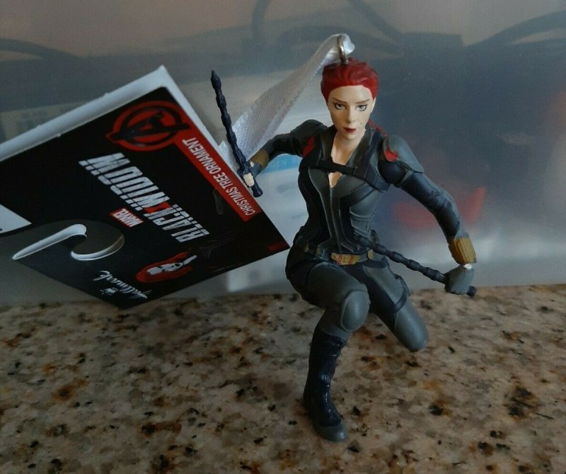 2020 Black Widow Marvel Christmas Tree Ornament Avengers Natasha Romanova 