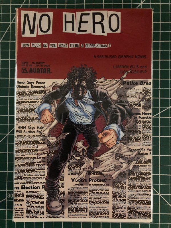 No Hero #0, 1, 2, 3, 4,5,6,7 (2008) Extra variants.  Homage variant covers