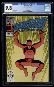 Daredevil #271 CGC NM/M 9.8 White Pages John Romita Jr. Cover and Art!