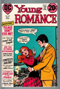 YOUNG ROMANCE #187 1972-DC COMICS-FN-PLEASE DON'T KISS ME!!! FN