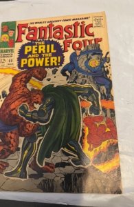 Fantastic Four #60 (1967)the peril the power spine split 1/2 inch foxxing/Stains