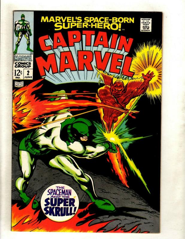 Captain Marvel # 2 VF/NM Comic Book Kree Super Skrull Avengers Hulk Thor HY1