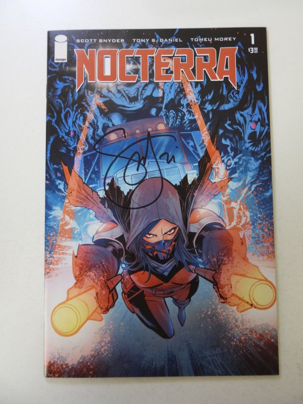 Nocterra #1 Cover F (2021) signed Scott Snyder w/cert NM condition