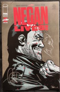 Negan Lives #1 Walking Dead Special Signed By Charlie Adlard w/Negan Remarque