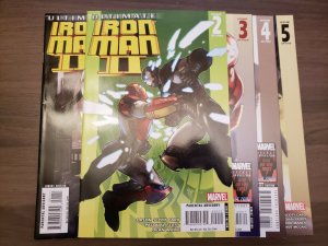 Ultimate Iron Man II (Marvel 2007) #1,2,3,4,5 | Pasqual Ferry Orson Scott Card 