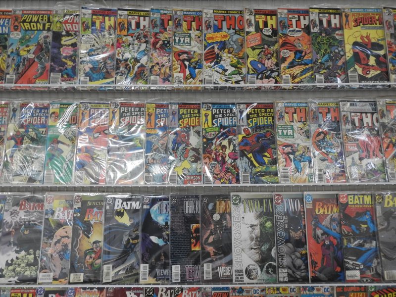Huge Lot of 180+ Comics W/ Thor, Batman, Spider-Man! Avg. FN Condition!