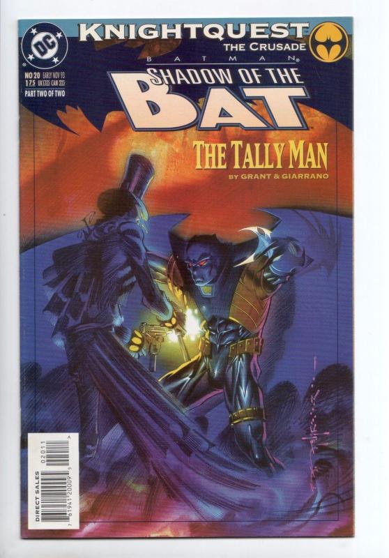 Batman Shadow of The Bat #20 (DC, 1993) VF/NM
