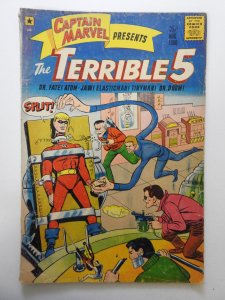 Captain Marvel Presents the Terrible Five #1 GD/VG 2 in cumulative spine split