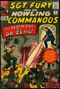 Sgt. Fury And His Howling Commandos #8 1964-Marvel Silver Age DR ZEMO VG