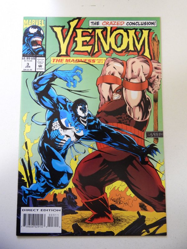 Venom: The Madness #3 (1994) NM- Condition