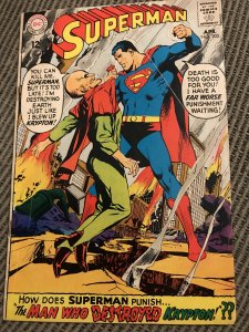 Superman #205 : DC 4/68 Fn; Neal Adams classic cover