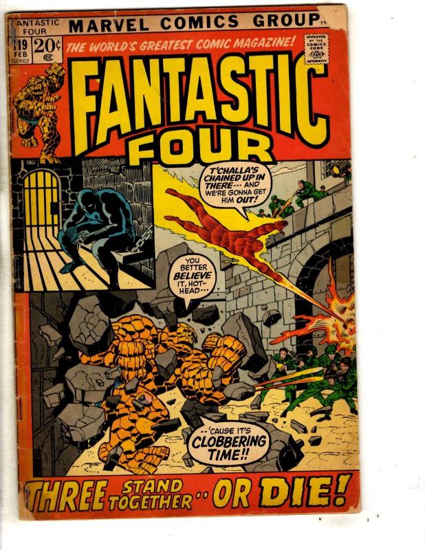 Fantastic Four # 119 VG Marvel Comic Book Dr. Doom Thing Human Torch RH4