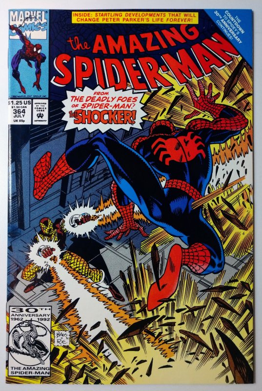 Amazing Spider-Man #364 (9.0, 1992) 3rd appearance of Carnage
