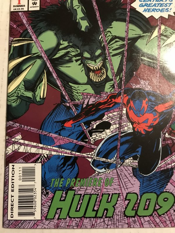 2099 UNLIMITED #1 : Marvel 1993 NM-; 1st Hulk 2099, Spider-Man, Mutagen