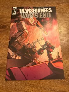 Lot Of 4 Transformers War's End IDW Comic Books # 1 2 3 4 NM 1st Prints 10 J430