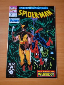 Spider-Man #9 Direct Market Edition ~ NEAR MINT NM ~ 1991 Marvel Comics