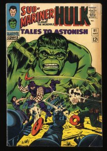 Tales To Astonish #81 VG 4.0 giant ant man hulk