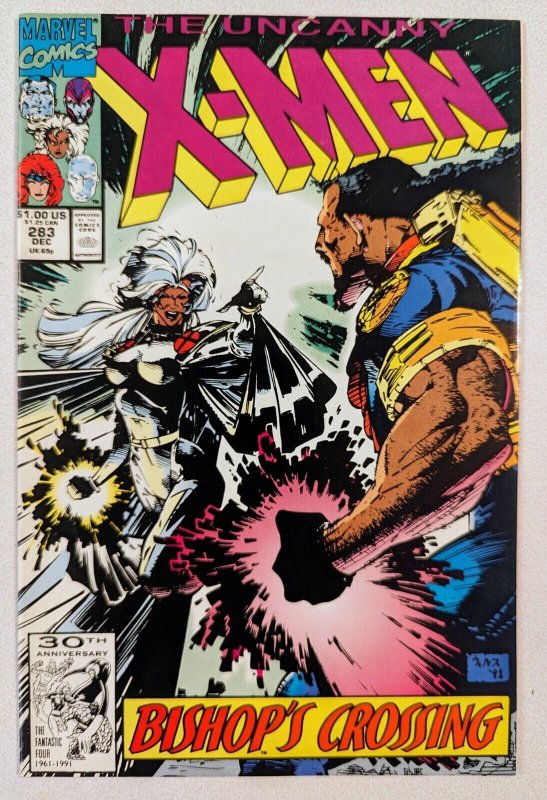 Uncanny X-Men 283 VF+ 1st Full Appearance of Bishop Key Issue X-Men 97 Cartoon!