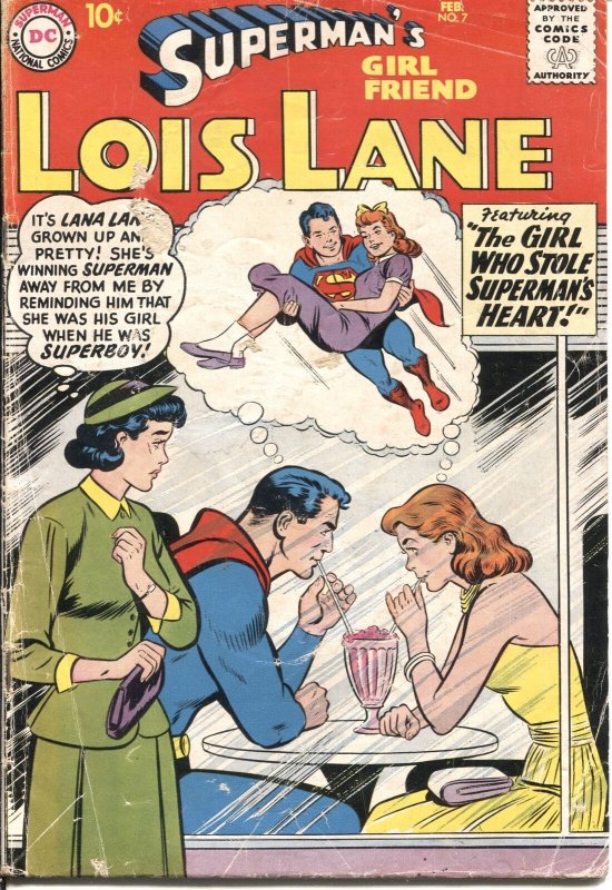 SUPERMAN’S GIRL FRIEND LOIS LANE #7-1959-MEET TV’S LOIS LANE-NOEL NEILL-SODA ...
