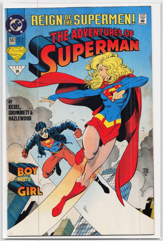 Adventures of Superman #502 (1993) Superboy