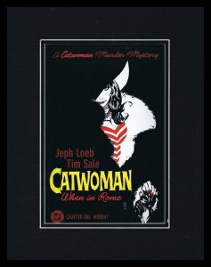 Catwoman When in Rome Framed 11x14 Repro Cover Display DC  