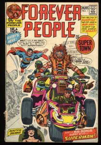 Forever People #1 VG 4.0 1st Full Appearance Darkseid! Jack Kirby!