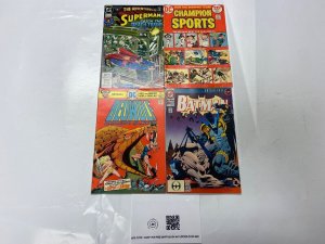 4 DC comic books Superman #481 Champion Sports #1 Beowulf #3 Batman #500 4 KM18