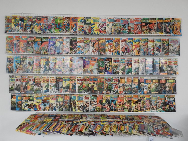 Huge Lot 180 Mostly Bronze Comics W/ Action Comics, G. I. Combat, +More! Avg FN!