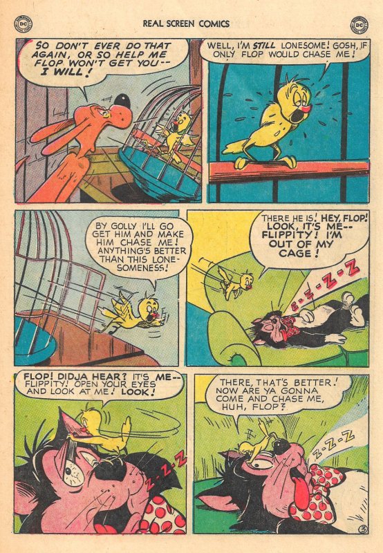 REAL SCREEN COMICS #32 (1950) 6.0 FN  Fox & Crow, Flippity & Flop,Tito & Burrito