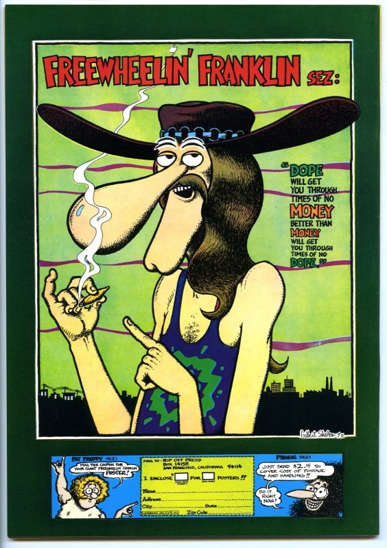 FREAK BROTHERS #2 - 3rd printing - 9.0, OW - High grade!