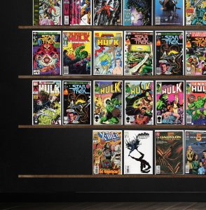 Huge Lot 150+ Comics with The Incredible Hulk, Star Trek, Shadowman & More!