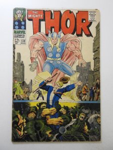 Thor #138 (1967) GD Condition moisture stains, 1 in tear fc