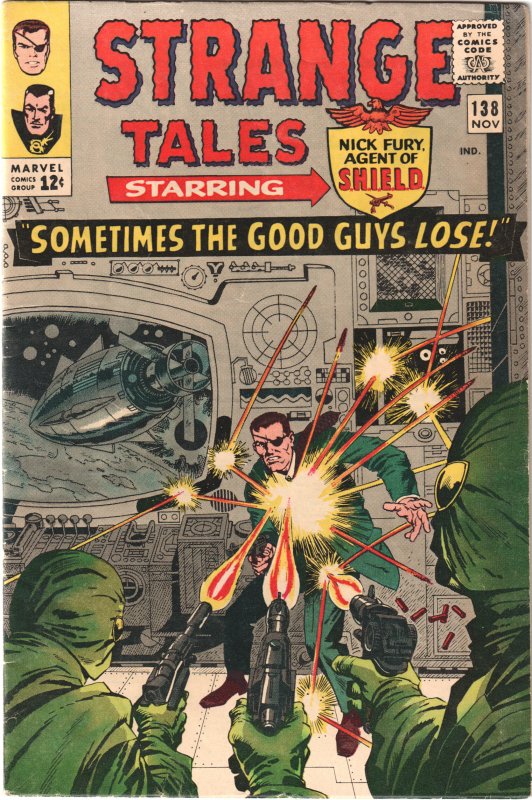 Strange Tales #138 (1965) Nick Fury, Doctor Strange First appearance of Eternity