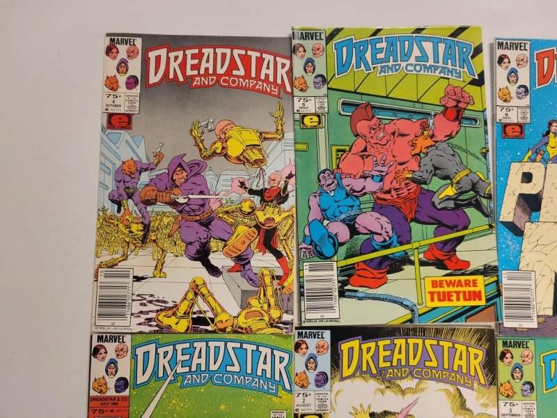6 Dreadstar Marvel Comic Books #1 2 3 4 5 6 55 TJ19