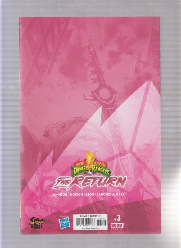 Mighty Morphin Power Rangers: TR #3 - SIGNED BY ESCORZA BROS/W COA! (9.2) 2024