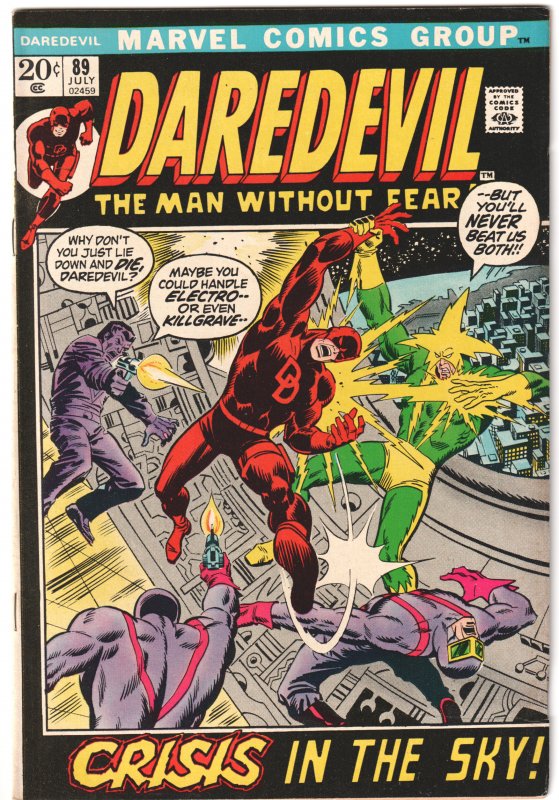 Daredevil #89 (1972) Elektro and Killgrave!