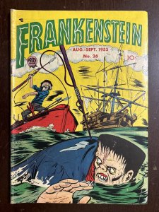 Frankenstein Comics #26 G/VG 3.0 Prize Comcis 1953 Dick Briefer Story & Art