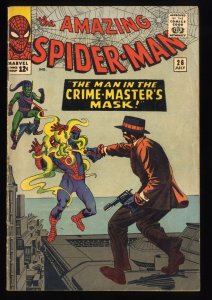 Amazing Spider-Man #26 VG/FN 5.0 Green Goblin 1st Appearance Crime Master!