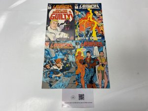 4 Legion Super-Heroes DC comic books #51 52 53 54 34 KM17