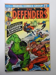 The Defenders #13  (1974) FN+ Condition! MVS intact!