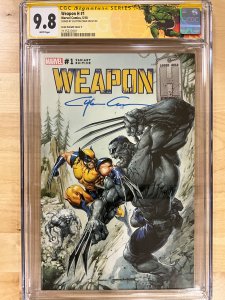 Weapon H #1 Crain Cover C (2018) CGCSS 9.8 Signed by Clayton Crain