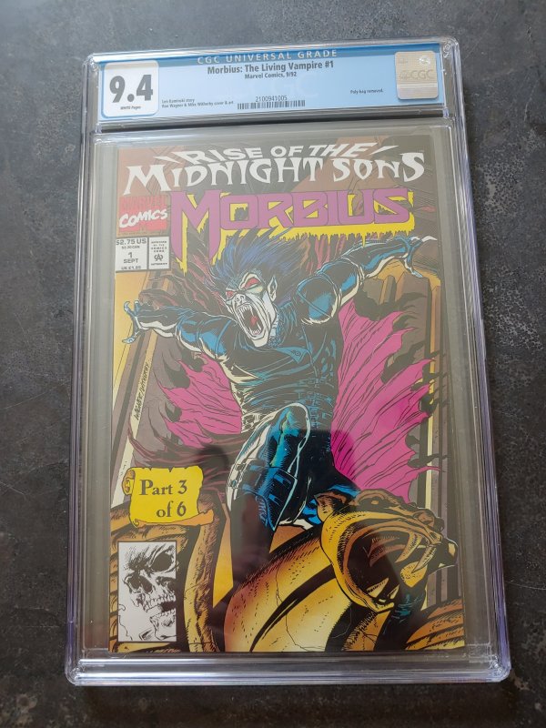 MORBIUS: THE LIVING VAMPIRE #1 CGC 9.4