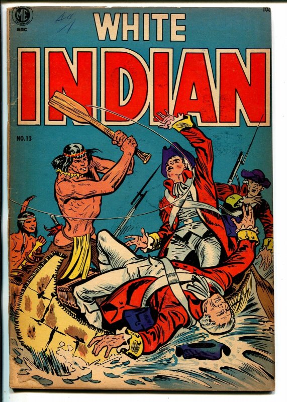 White Indian #13 1954-ME-Frank Frazetta-Frank W Bolle-VG-